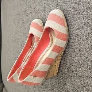 Life Stride Striped Wedge- size 6